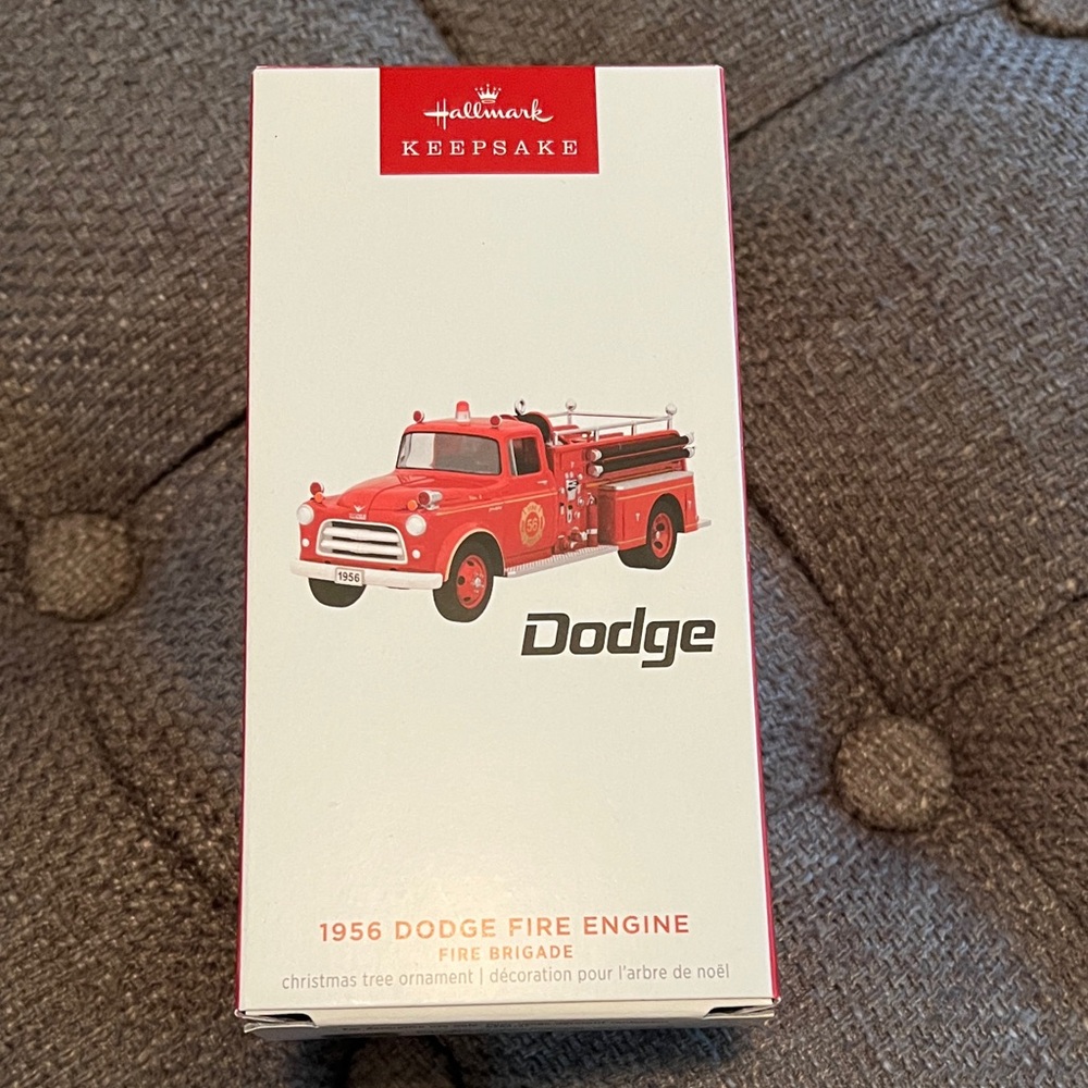 Hallmark Keepsake Red Dodge Fire Engine Ornament 2023 NWT